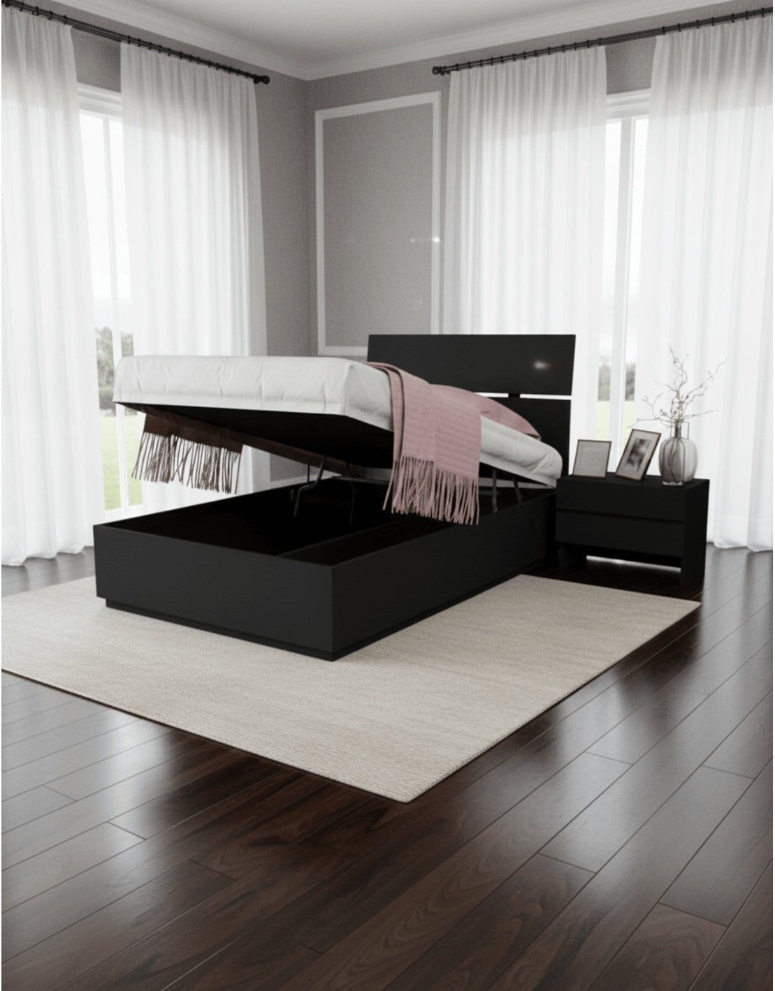 سرير فردي خشب كونتر كود bed5055 _