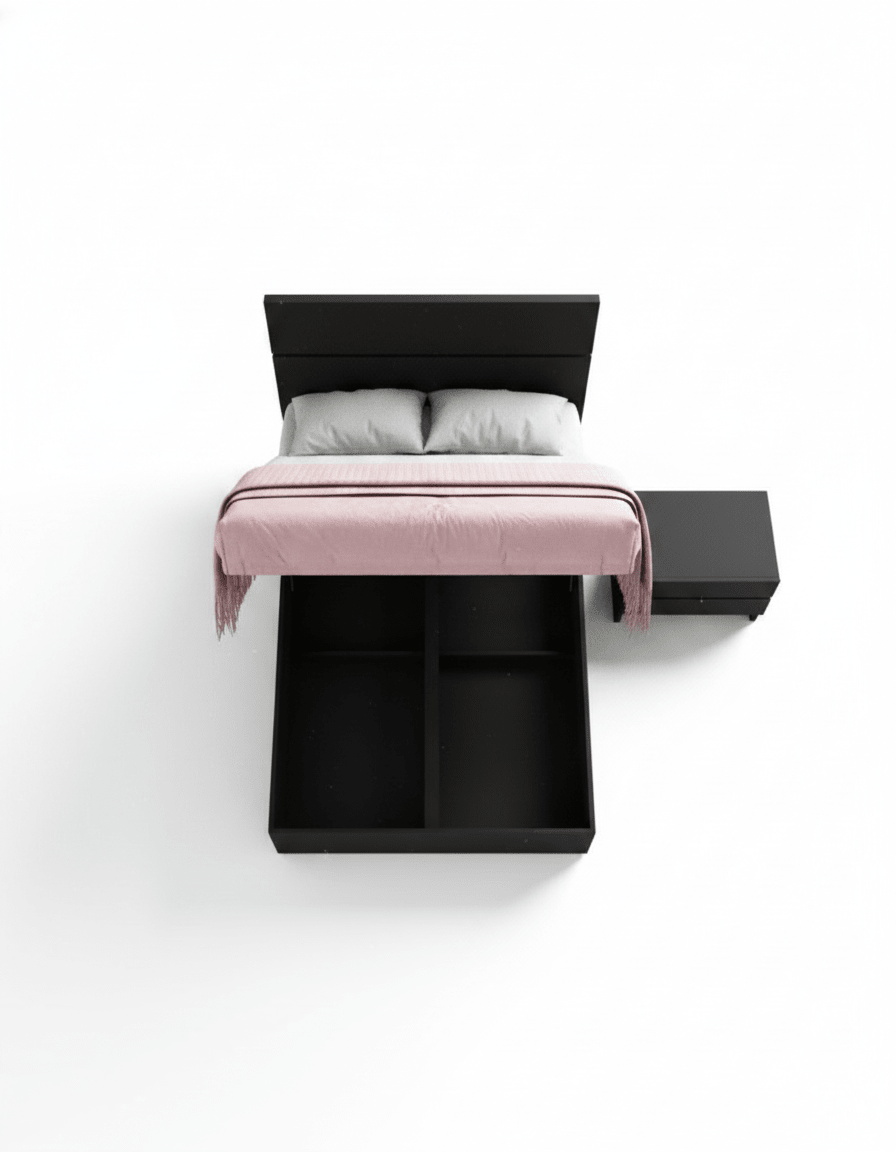 سرير فردي خشب كونتر كود bed5055 _
