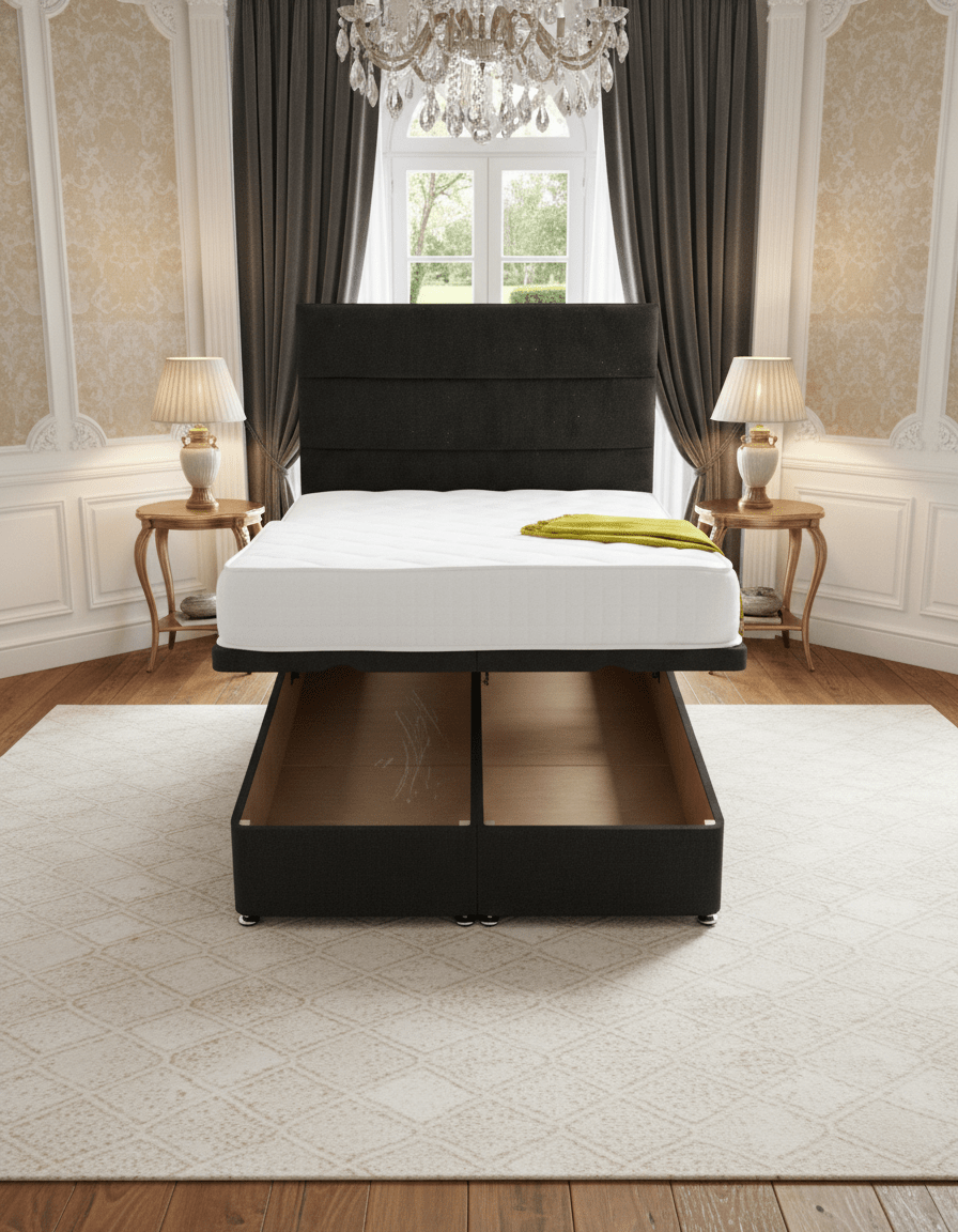 سرير خشب كونتر كابيتونيه كود bed5005 _
