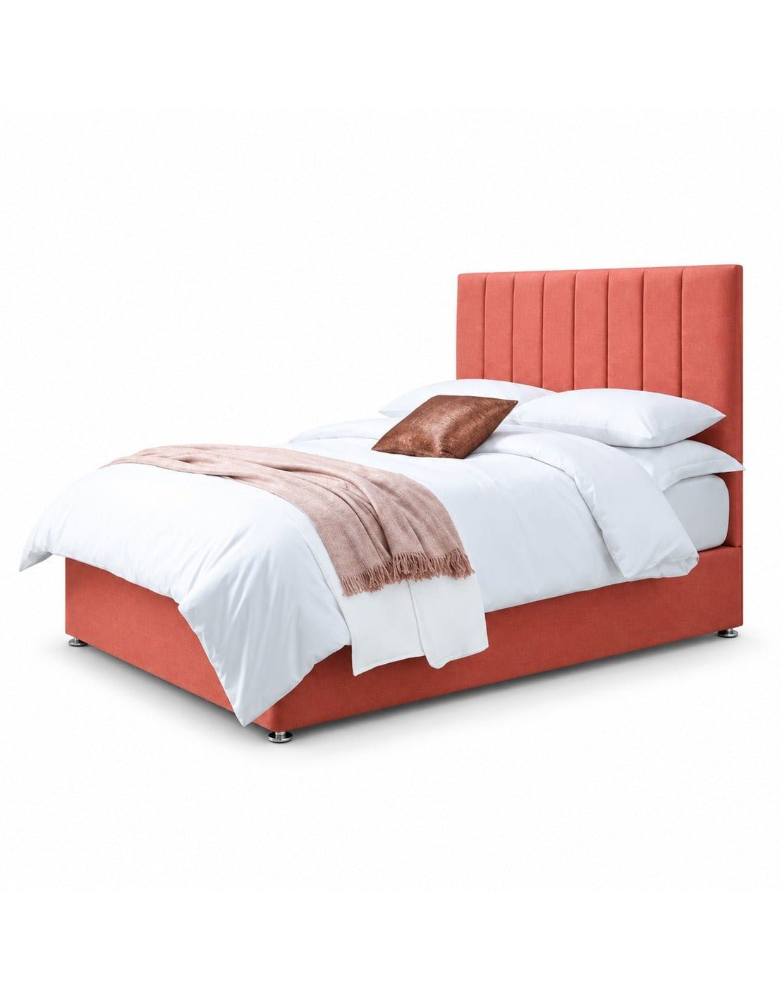 سرير خشب كونتر و قماش قطيفة كود bed5007
