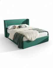 سرير كينج خشب كونتر و قماش كتان كود bed5045 _