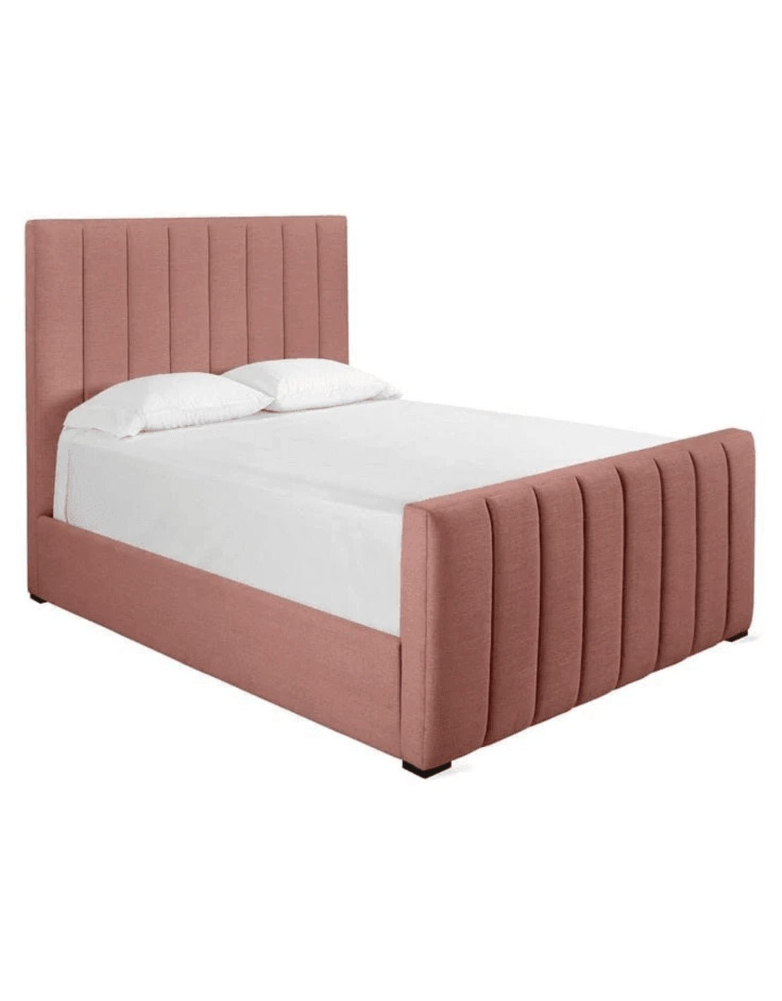 سرير كينج خشب و قطيفة كشمير كود bed5040 _