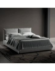 سريرخشب كونتر و قماش قطيفة رمادي كود bed5032 _