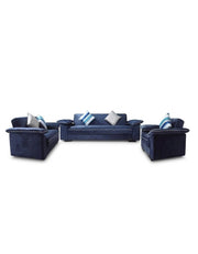 Milan dark blue sofa set _ sofa bed