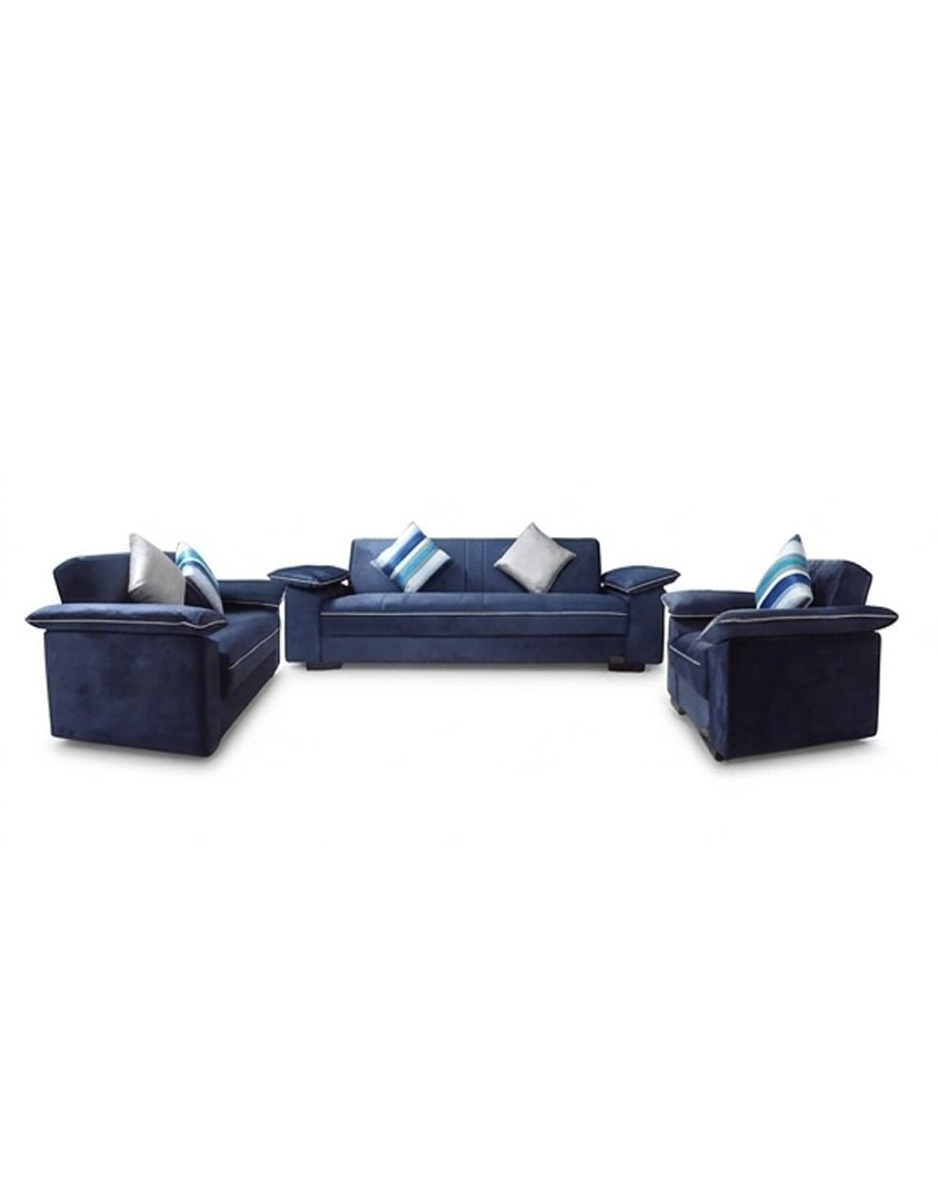 طقم انتريه ميلانو كحلى _ sofa bed