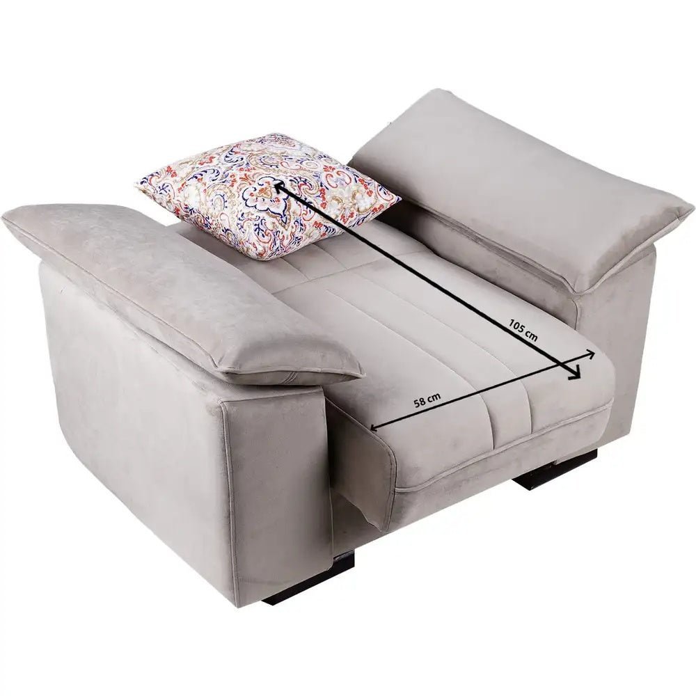 Milano light gray living room set _ living room