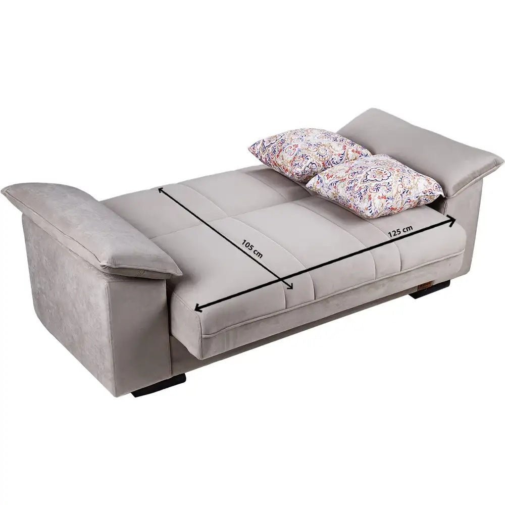 Milano light gray living room set _ living room