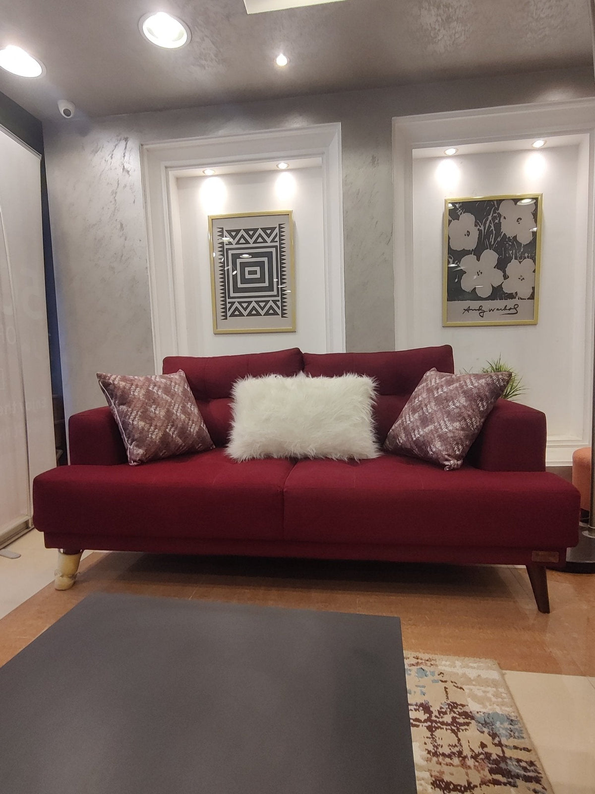 طقم اثاث الدورا ريتا احمر _ living room