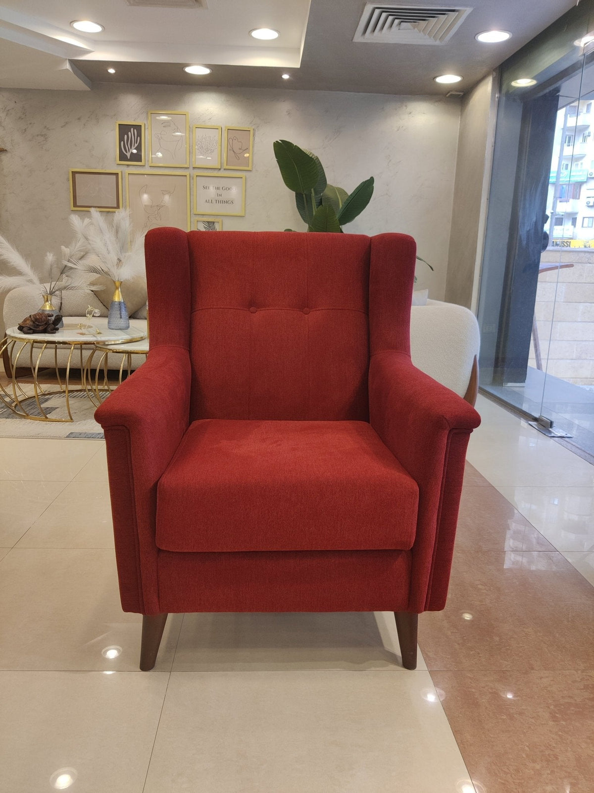 طقم اثاث الدورا ريتا احمر _ living room