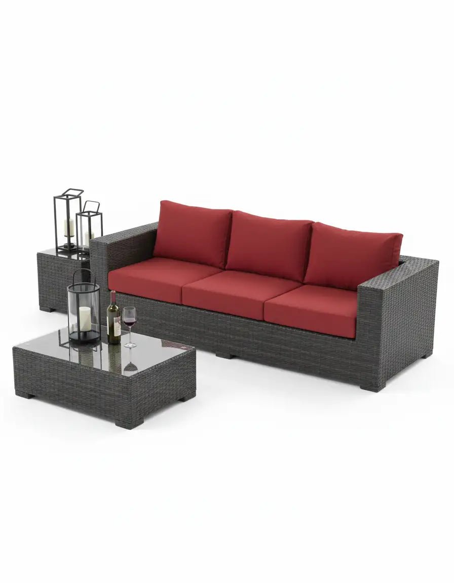 Outdoor furniture set: sofa and table, code outdoor4020 _ outdoor furniture
