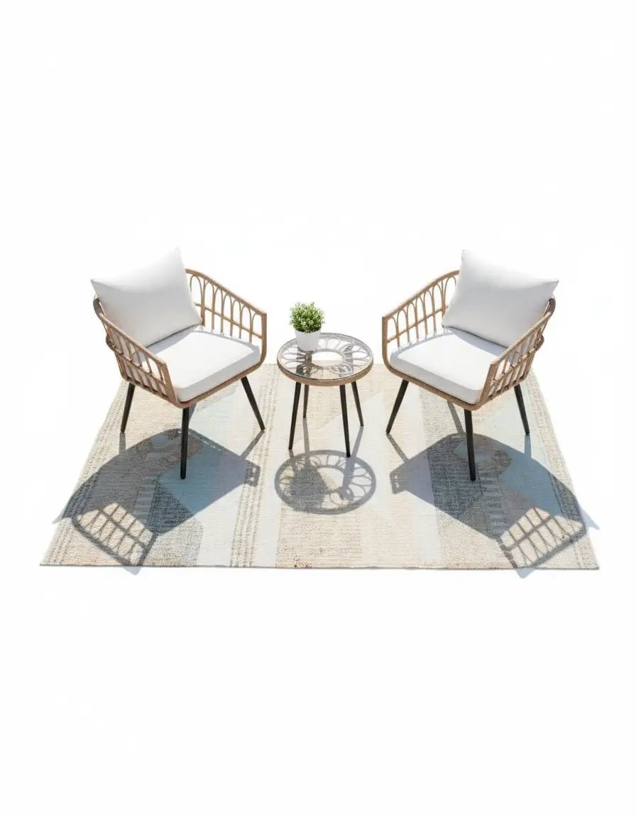 طقم أثاث خارجي- 3قطع كود outdoor4018 _ أثاث خارجي