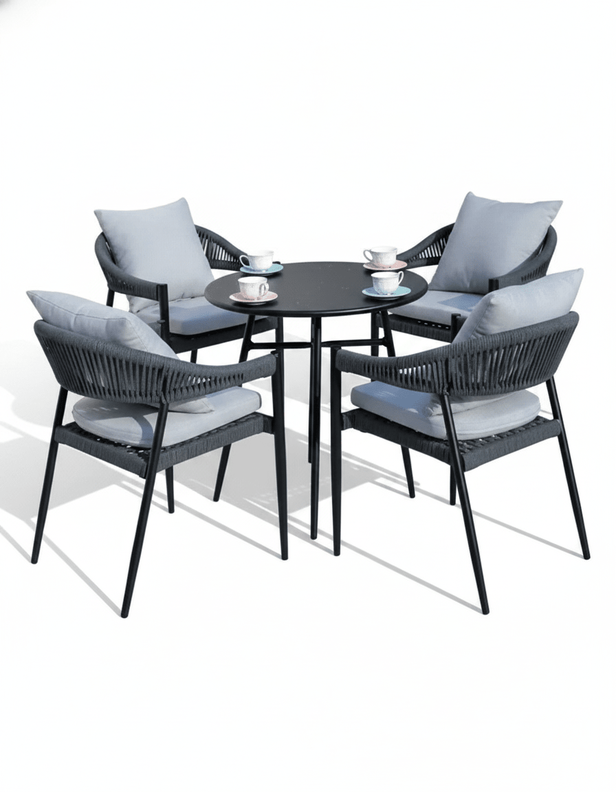 5-piece outdoor furniture set, gray code outdoor4017 _ outdoor furniture