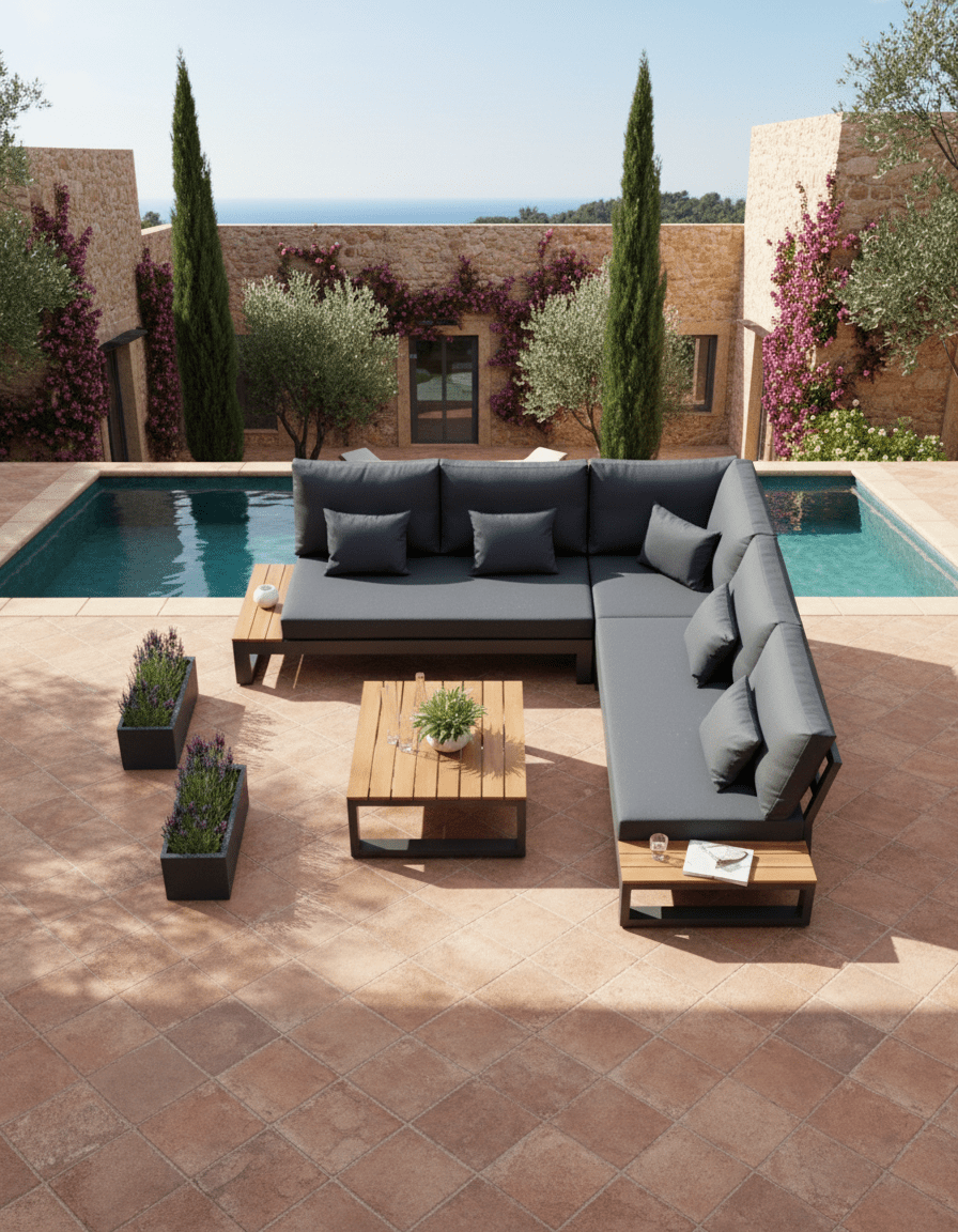 Outdoor furniture set, two pieces, code outdoor4039 — outdoor furniture