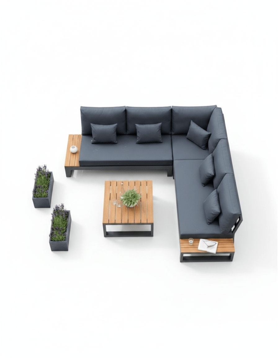 طقم اثاث خارجي ، قطعتين كود outdoor4039 _ أثاث خارجي