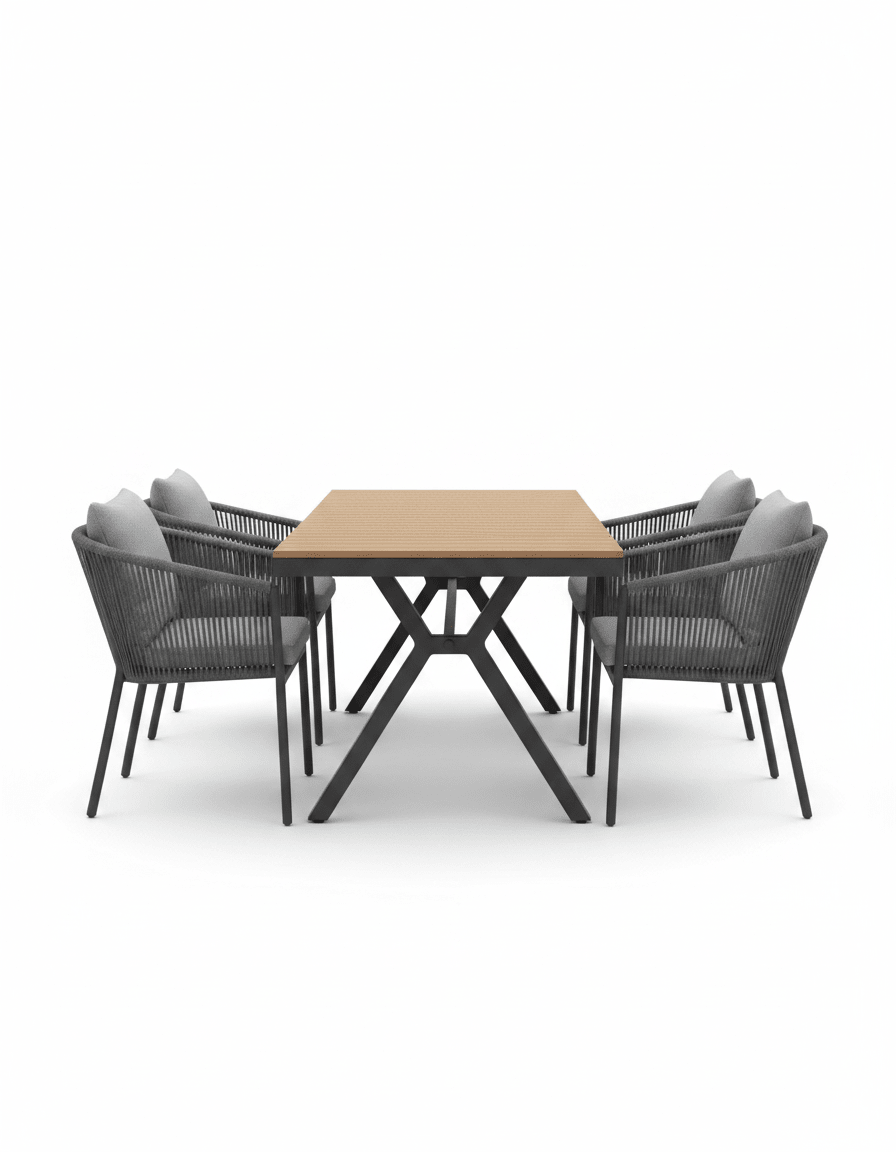 7-piece rattan outdoor seating set, code outdoor4024 _ outdoor furniture