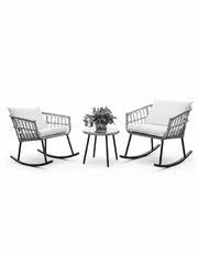 White/Beige Garden Set code outdoor4026 _ outdoor furniture
