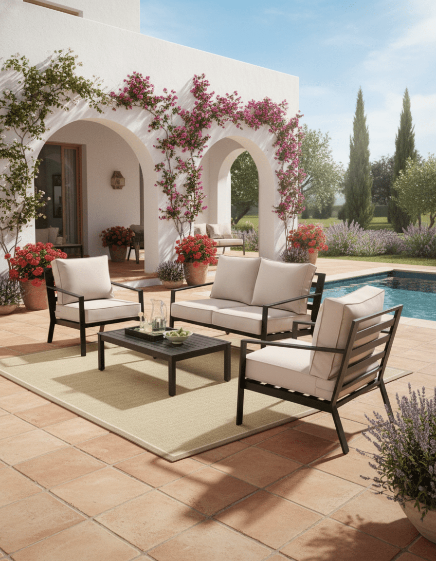 Outdoor set - 4 pieces, code outdoor4031 _ outdoor furniture