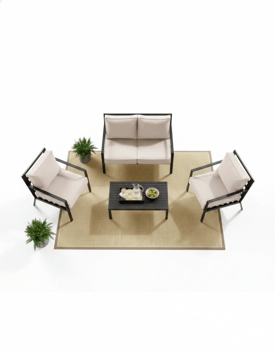 Outdoor set - 4 pieces, code outdoor4031 _ outdoor furniture