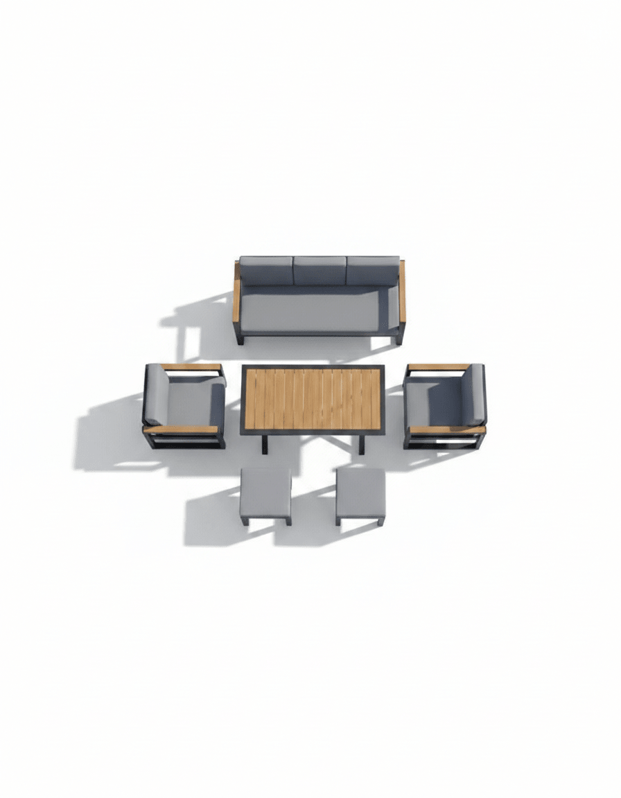 Outdoor set - 6 pieces code outdoor4032 - outdoor furniture