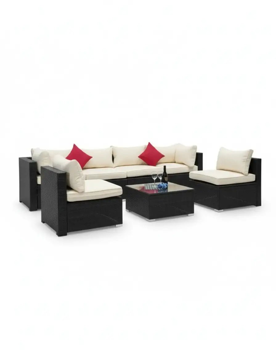 Outdoor set - sofa, two chairs and table, code outdoor4027 _ outdoor furniture