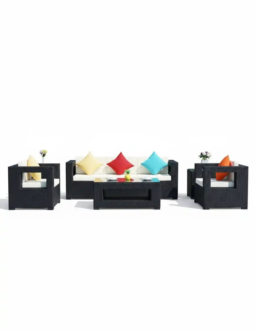 Outdoor set - sofa, two chairs, table, code outdoor4028 _ outdoor furniture