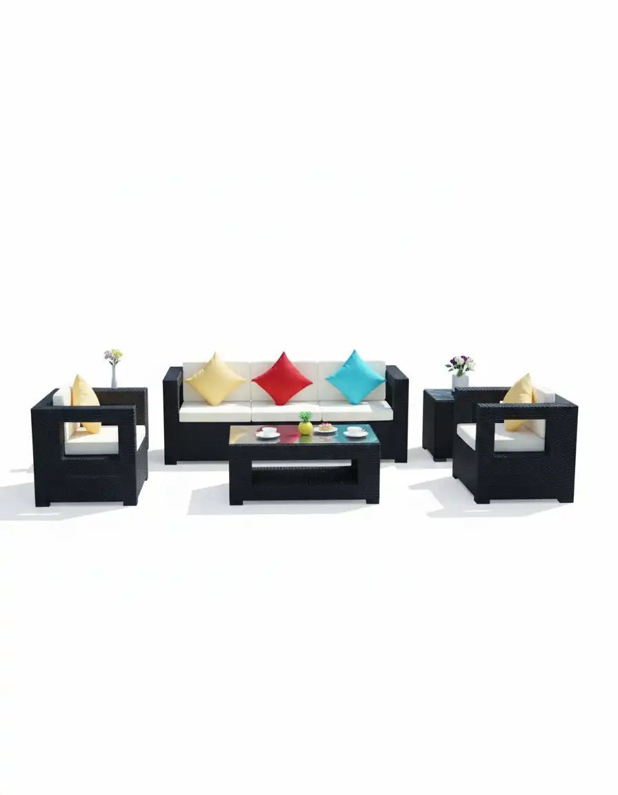 Outdoor set - sofa, two chairs, table, code outdoor4028 _ outdoor furniture