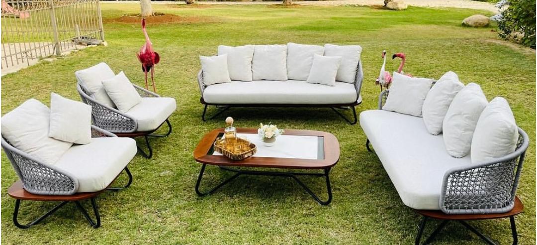 Outdoor set - metal and wood outdoor4047 _ outdoor furniture