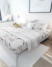 Printed cotton bedding set - Wave Next and Go bed sheets