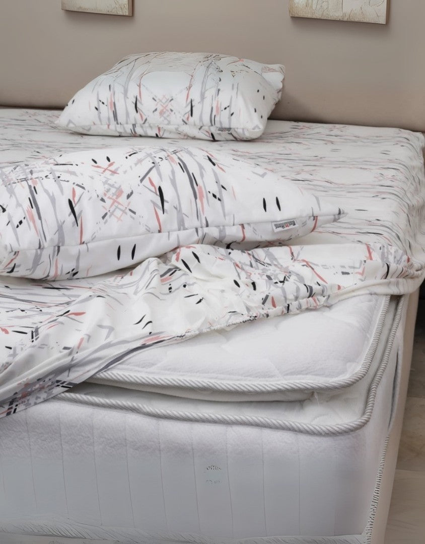Printed cotton bedding set - Wave Next and Go bed sheets