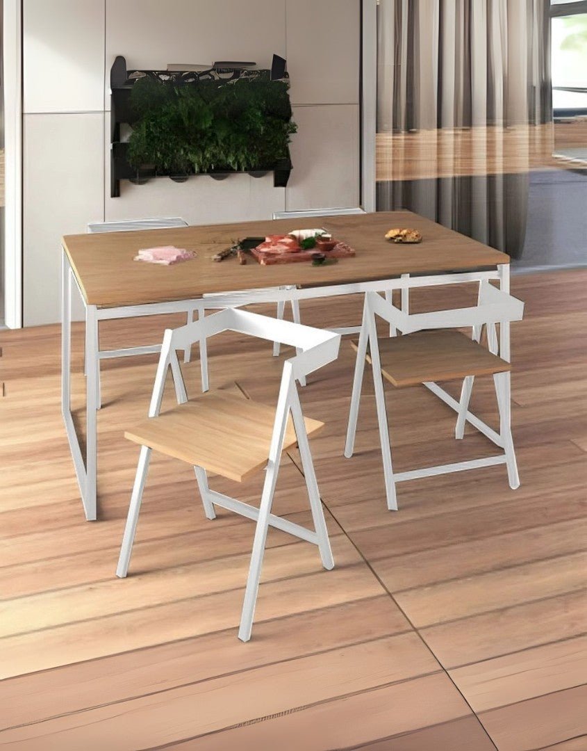 Dining set, 5 pieces, multiple colors, code outdoor4036, outdoor furniture
