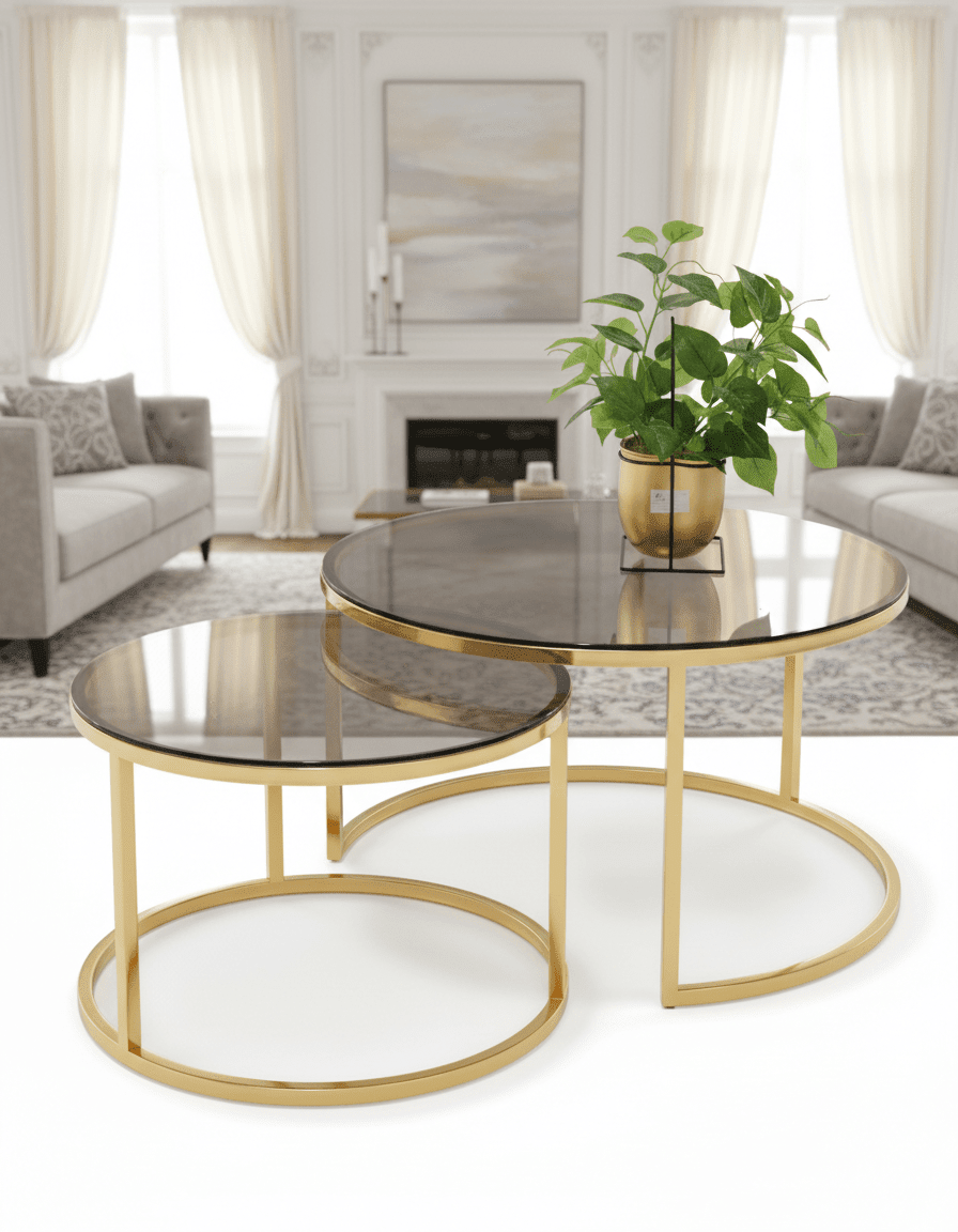 طقم ترابيزه ستانلس 2 قطعة كود Stainlesstable6060 _