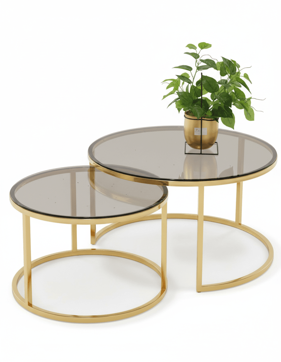 Stainless table set, 2 pieces, code Stainlesstable6060 _