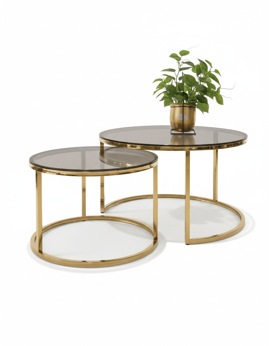 Stainless table set, 2 pieces, code Stainlesstable6060 _