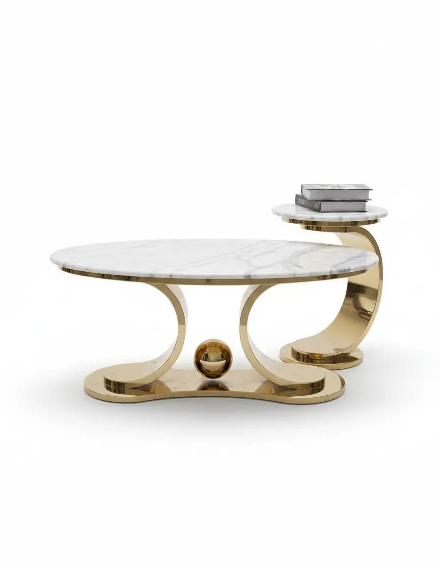 Carmen stainless table set, 2 pieces, code Stainlesstable6028 _