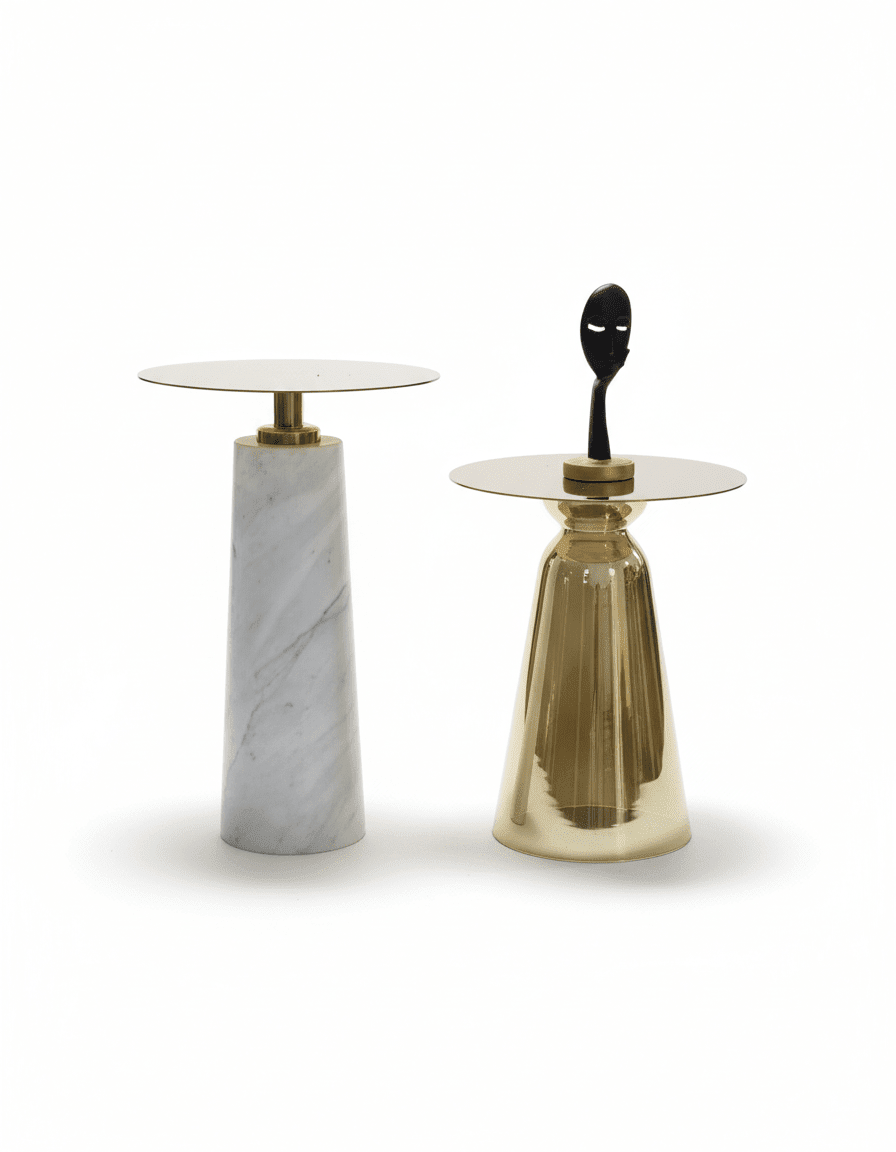 2-piece Rafal stainless steel table set, code Stainlesstable6026 _