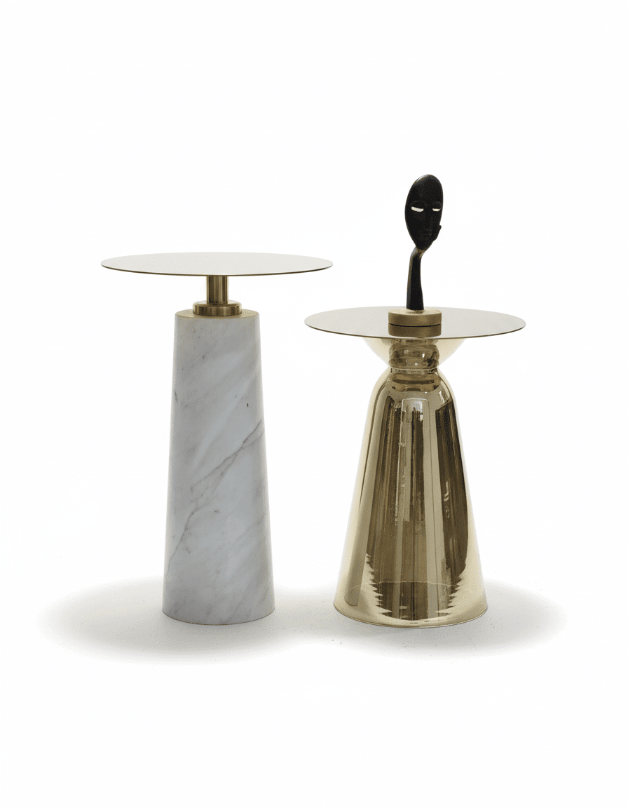 2-piece Rafal stainless steel table set, code Stainlesstable6026 _