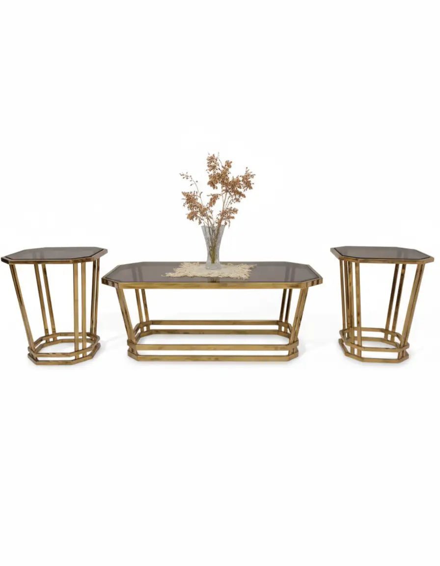 3-piece stainless steel table set code Stainlesstable6053 _