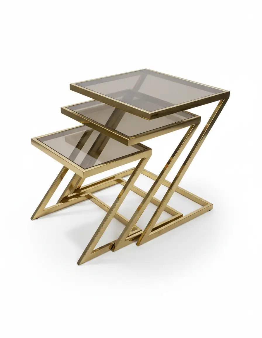 طقم ترابيزه ستانلس زد 3 قطع كود Stainlesstable6040 _