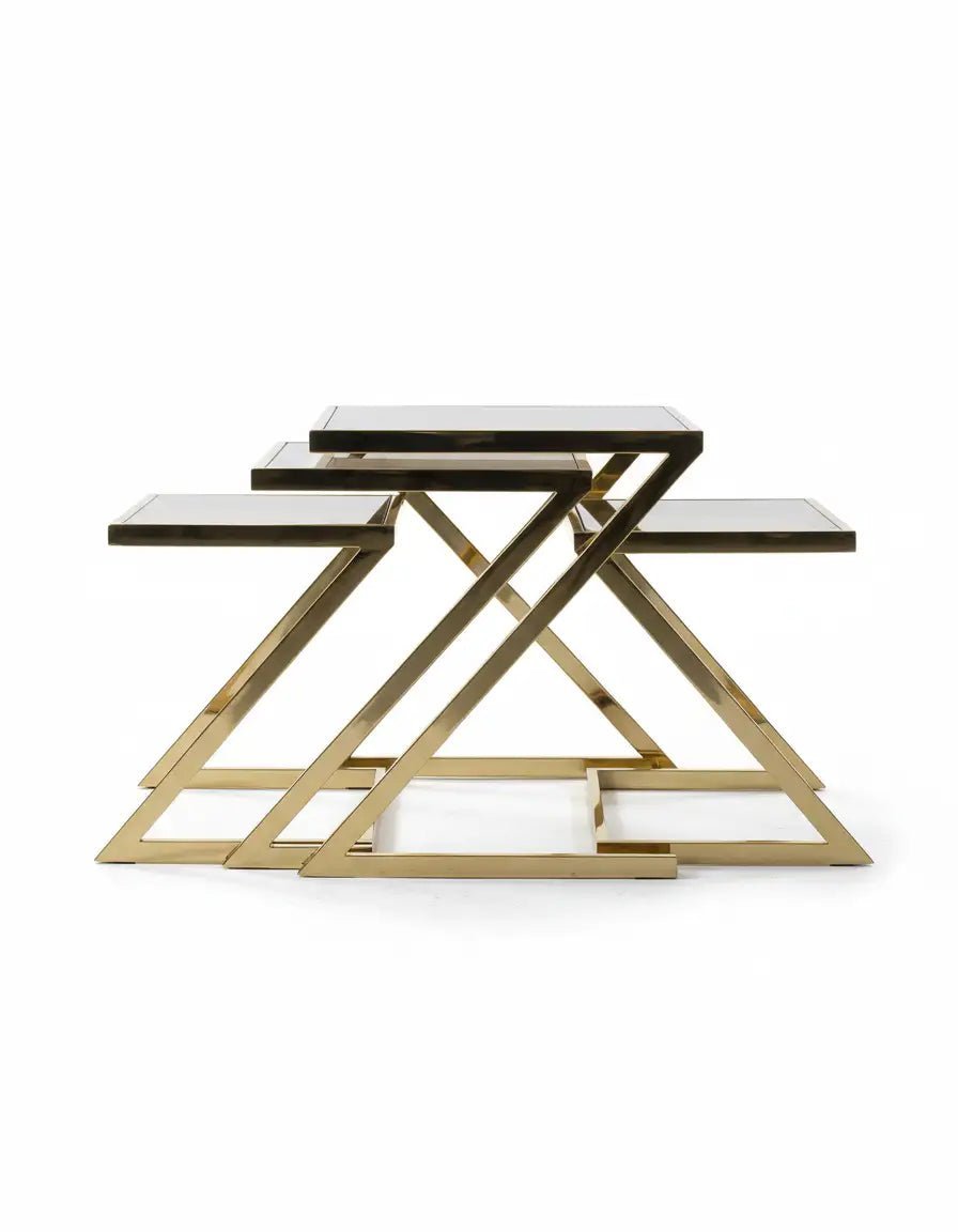 Z stainless table set, 3 pieces, code Stainlesstable6040