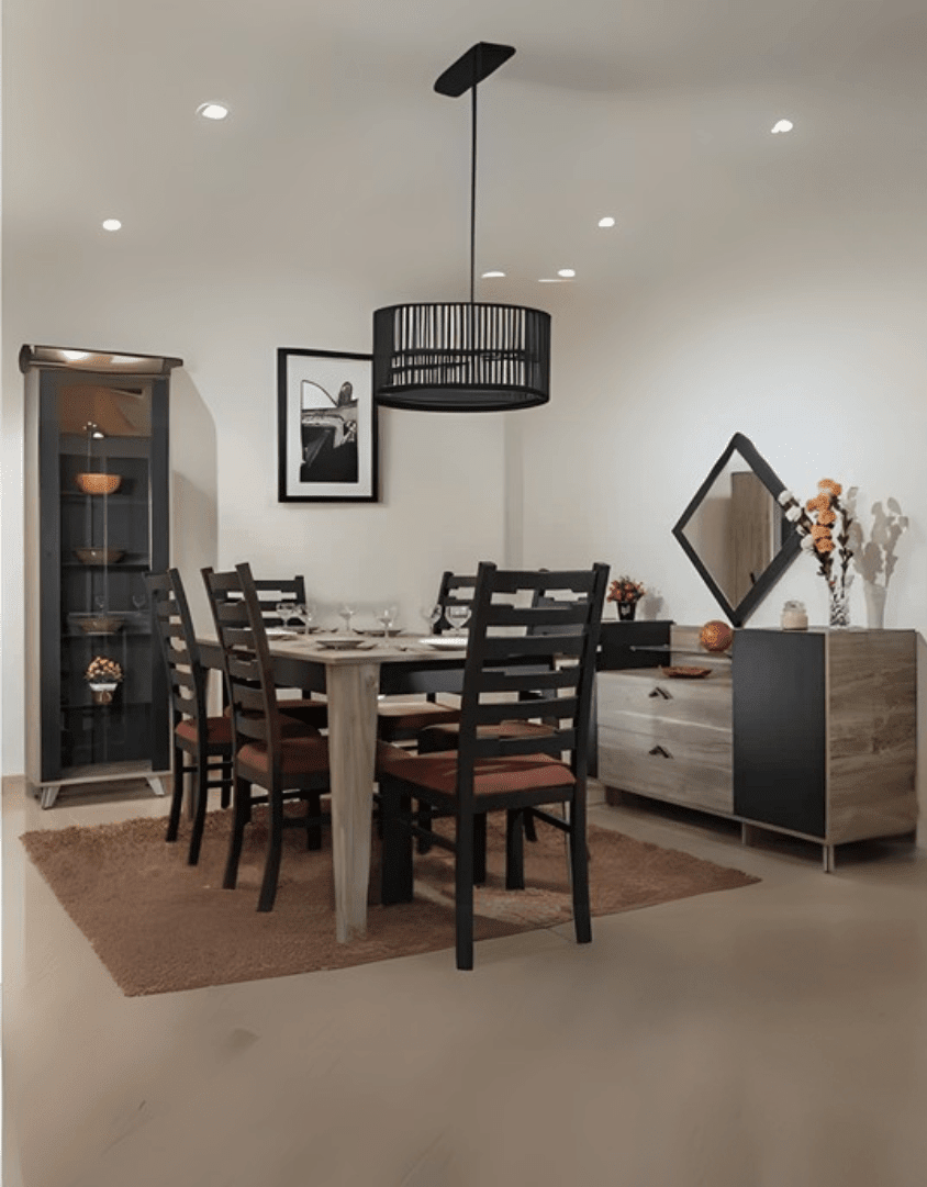 Dining table, 6 chairs, code Diningtable11001 _ dining