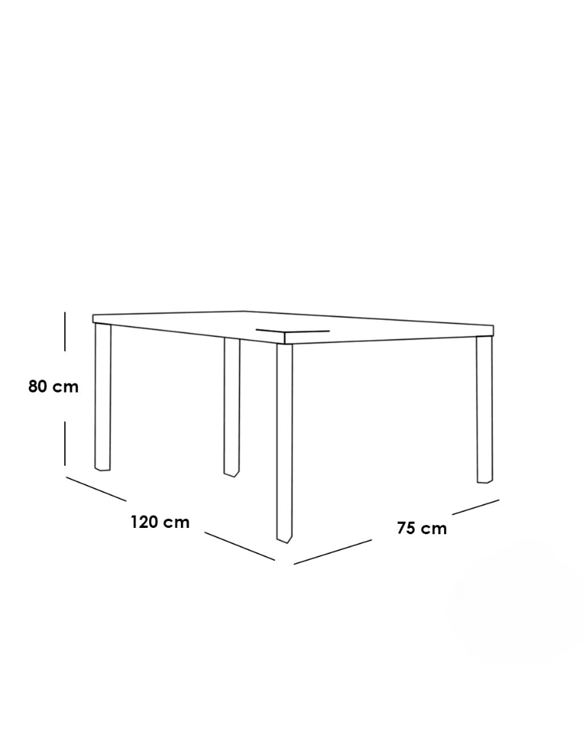 Walnut wood and linen dining table set, 4 brown chairs, code Diningtable11021