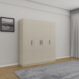 Wardrobe17030 wardrobe 160 cm foil finish modern code - wardrobe