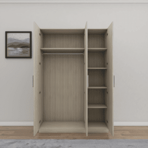 Wardrobe17031 modern foil finish wardrobe 120 cm, code _ wardrobe