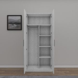 Wardrobe17032 Wardrobe 80 cm modern foil finish code _ wardrobe