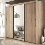 Wardrobe17035 Moon wardrobe 240 cm modern code - wardrobe